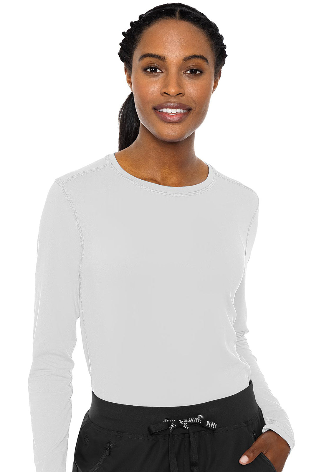 Layers MC8499 Women's Performance Knit Tee White