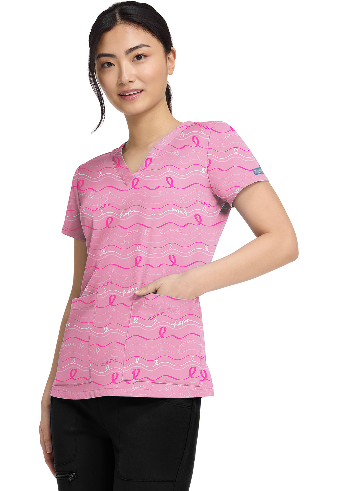 Prints MC8564 V-Neck Print Top In The Loop