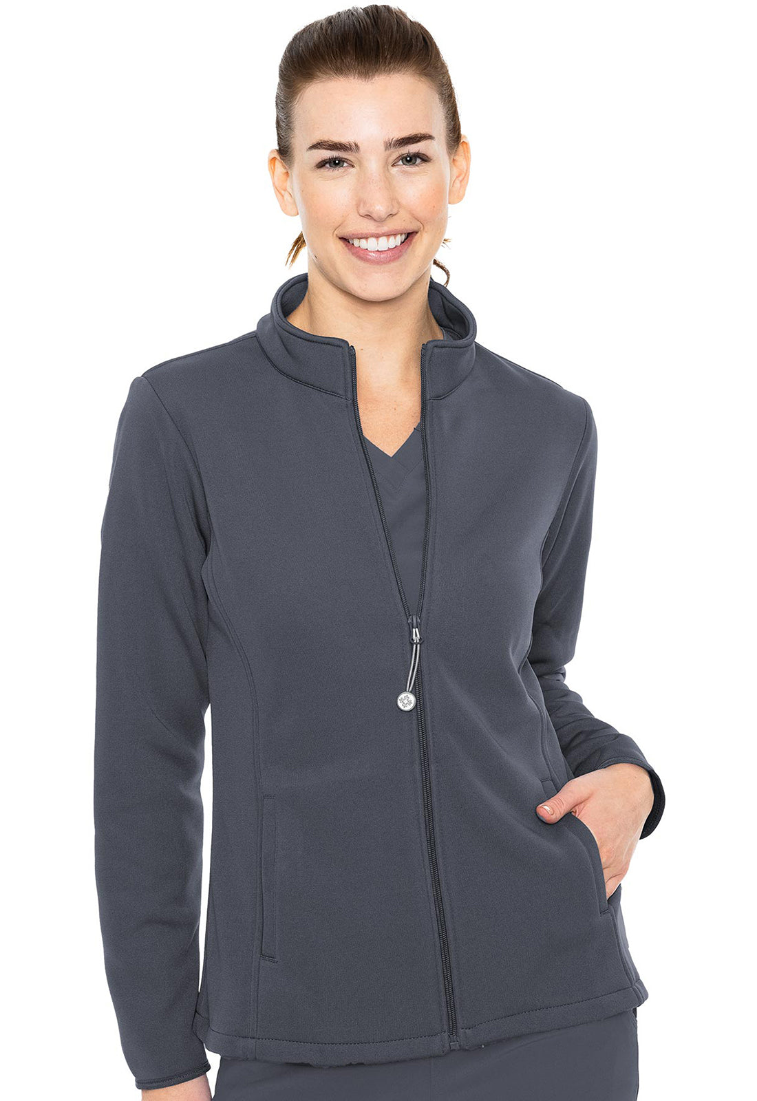 Layers MC8684 Women's Performance Fleece Jacket Pewter