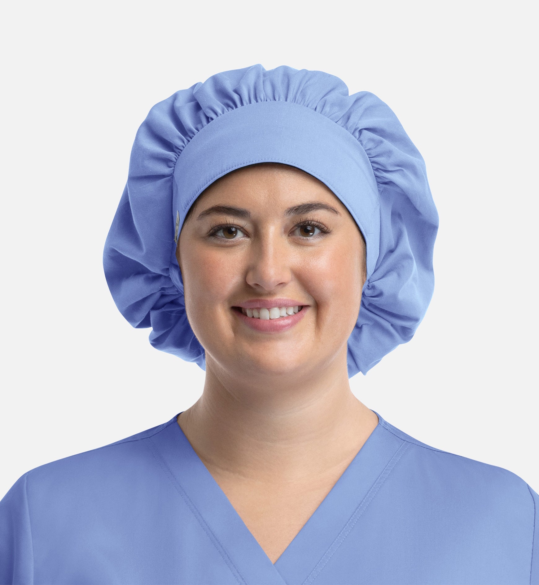 Scrub Caps NC020 Unisex Bouffant Cap Ceil Blue (CBLD)