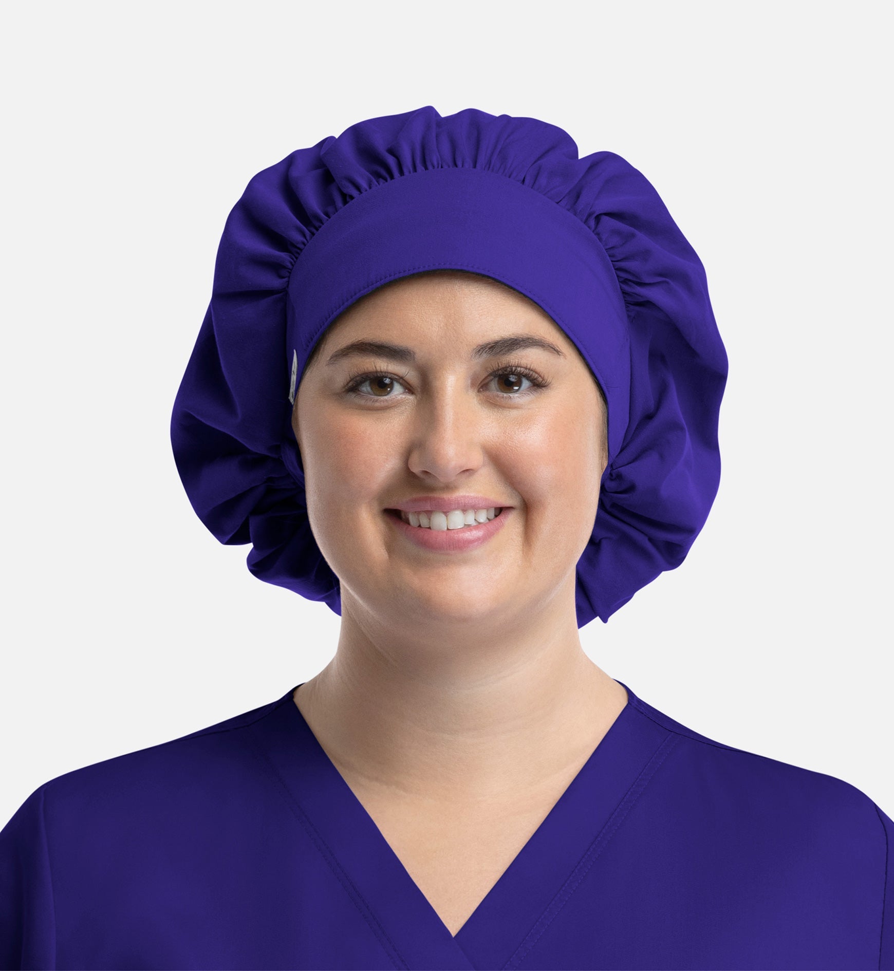 Scrub Caps NC020 Unisex Bouffant Cap True Purple (TPLB)