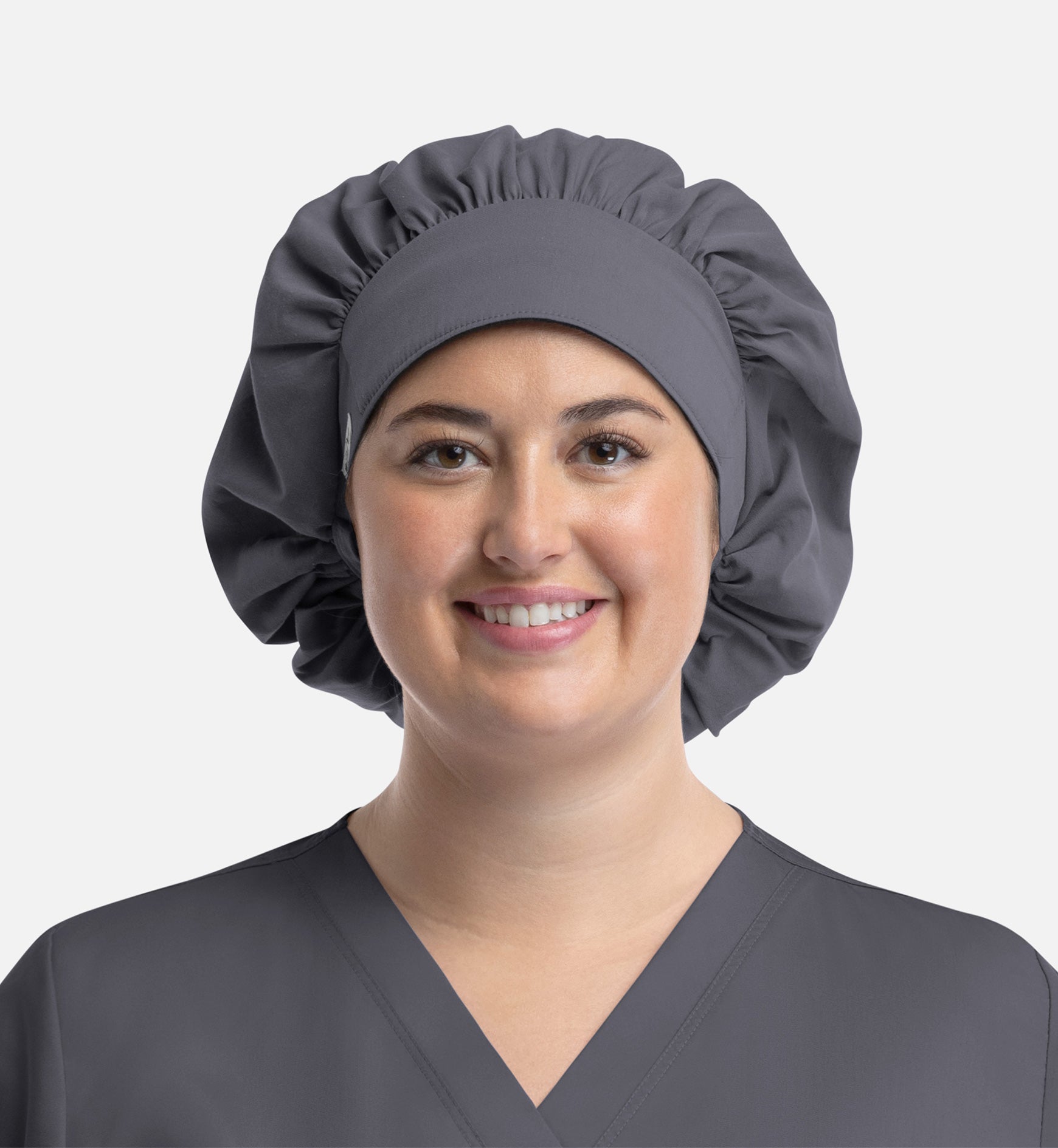 Scrub Caps NC320 Unisex Bouffant Cap Pewter (PEW)