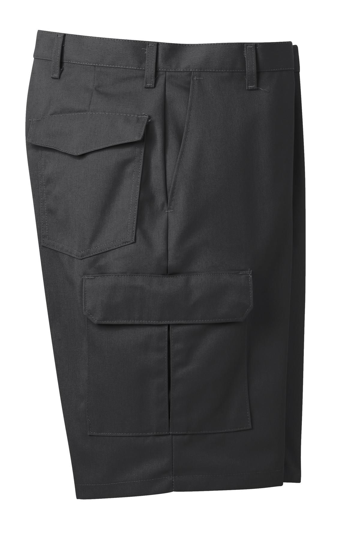 Red Kap Industrial Cargo Short PT66 Black