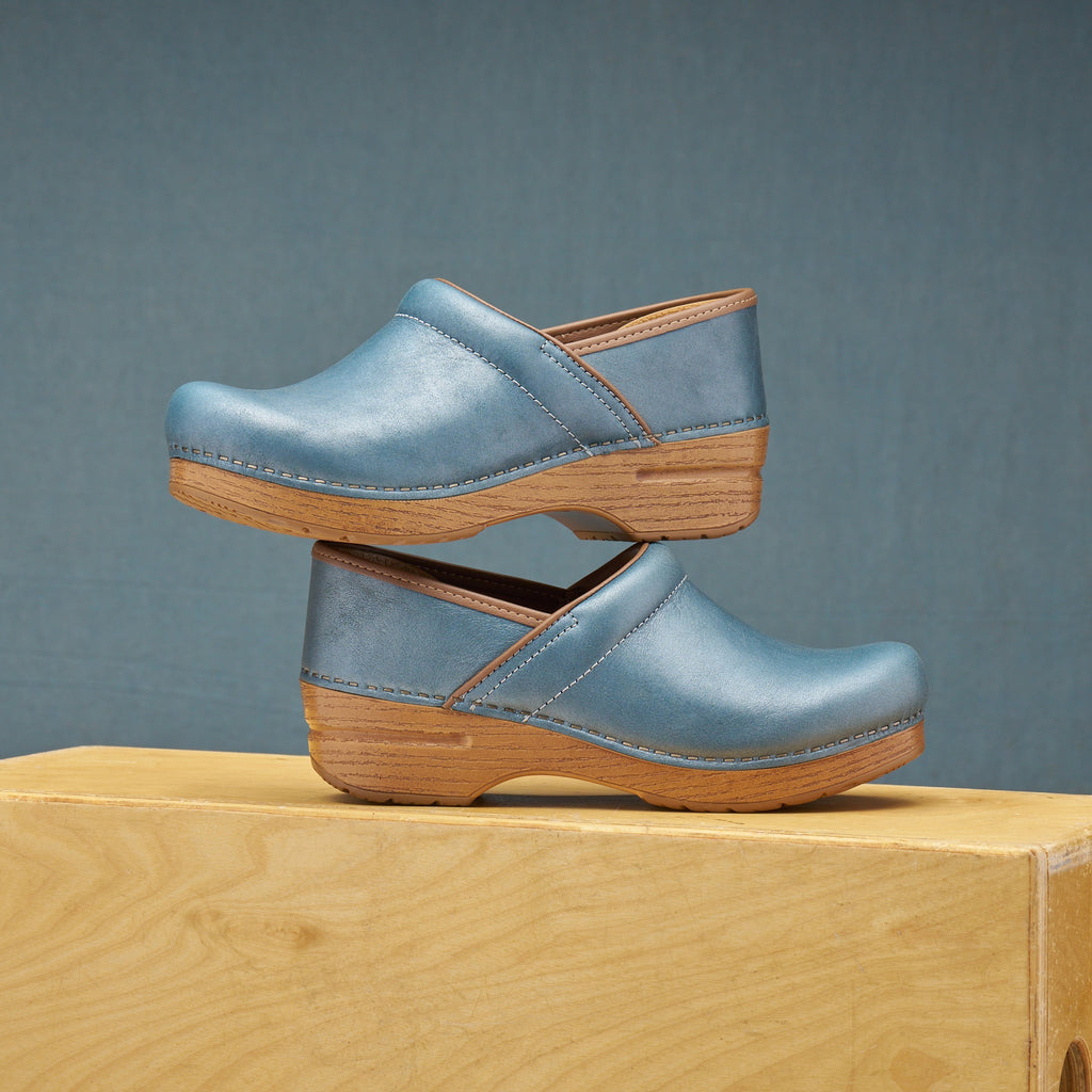 Dansko Professional Blue Metallic Classic Clog