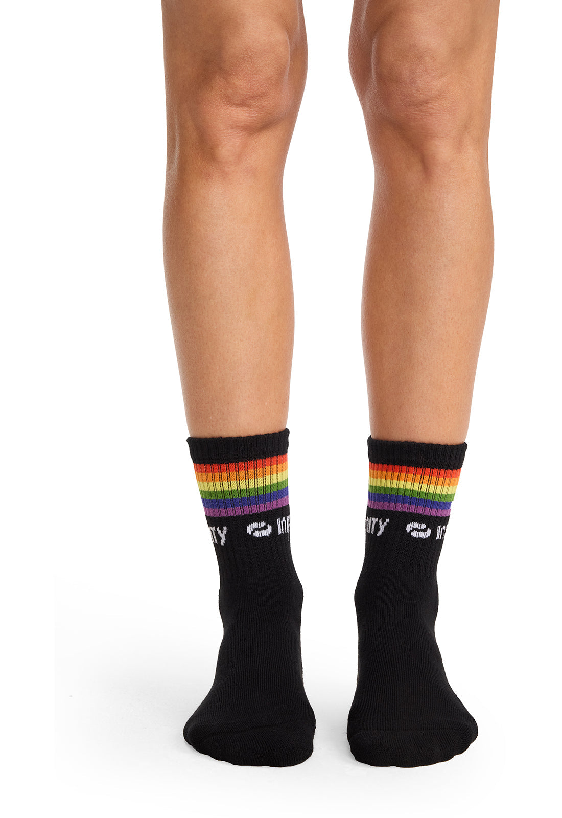 Infinity Legwear RALLY Unisex Athletic Crew Socks Pride