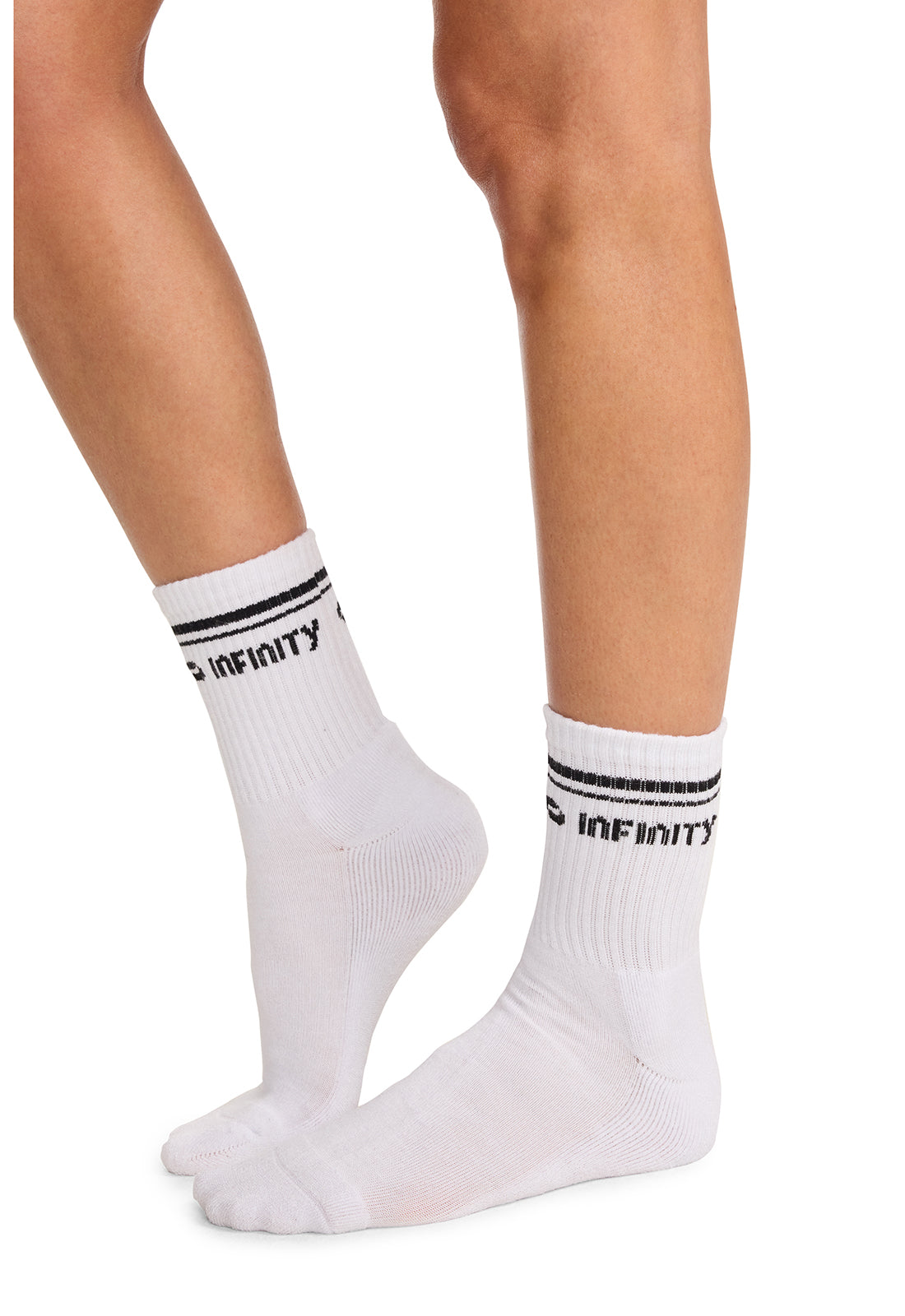 Legwear RALLY Athletic Crew Socks White/Black