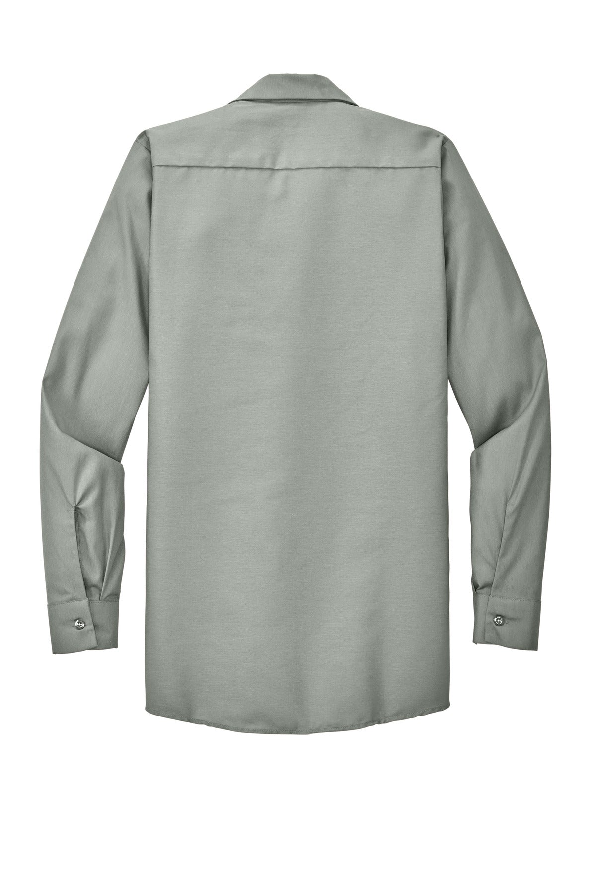 Red Kap Long Size Long Sleeve Industrial Work Shirt SP14LONG Light Grey