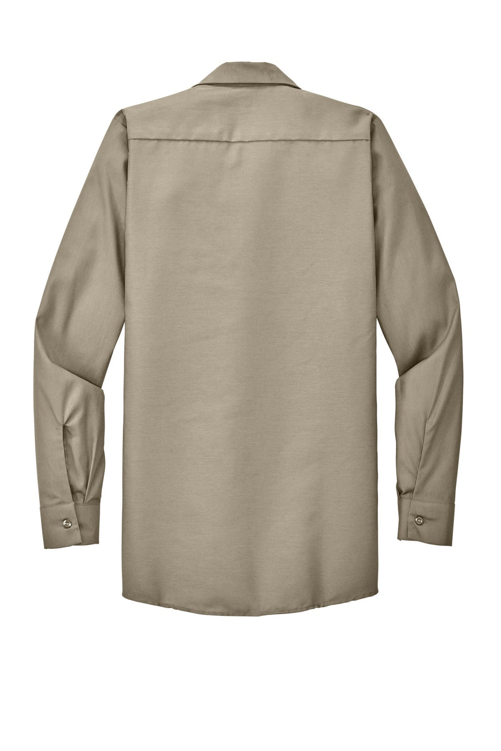 Red Kap Long Size Long Sleeve Industrial Work Shirt SP14LONG Light Tan