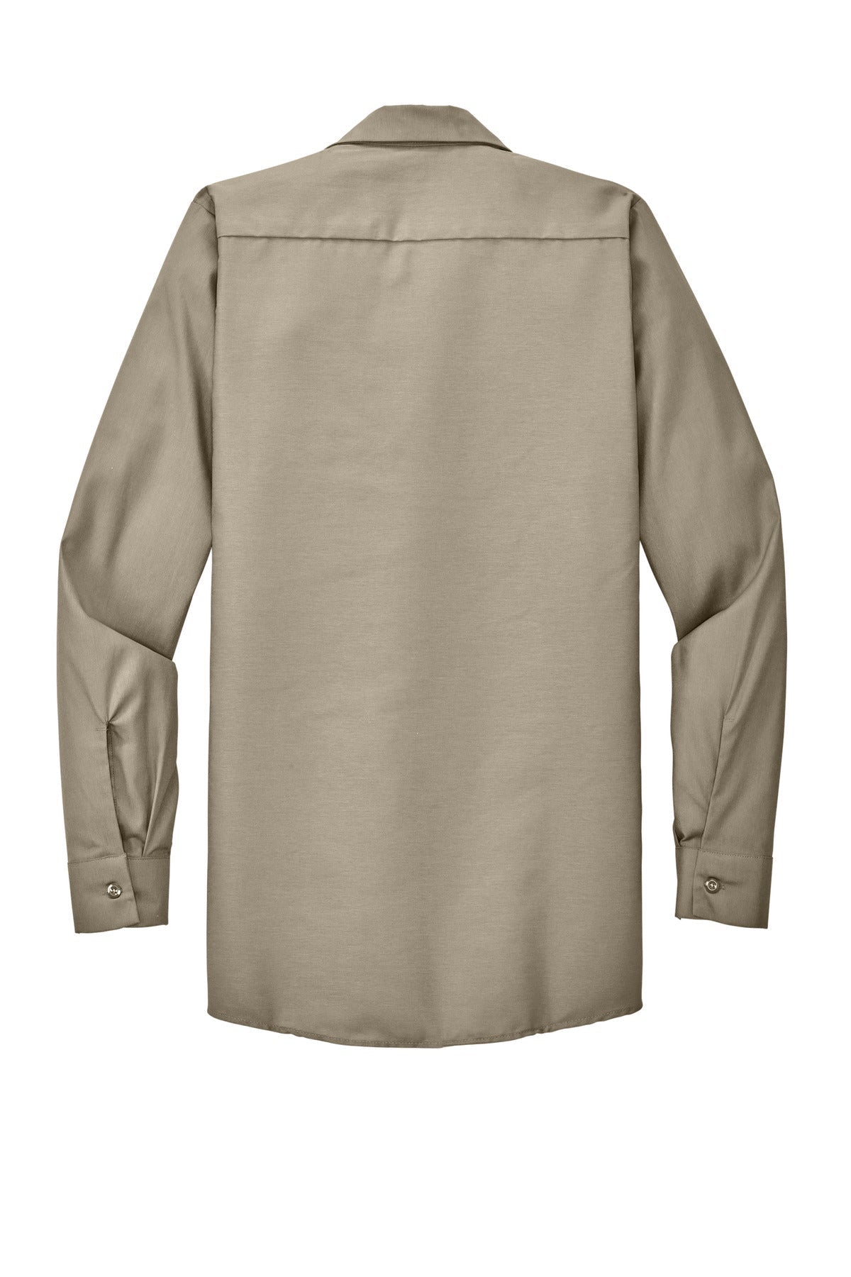 Red Kap Long Size Long Sleeve Industrial Work Shirt SP14LONG Light Tan