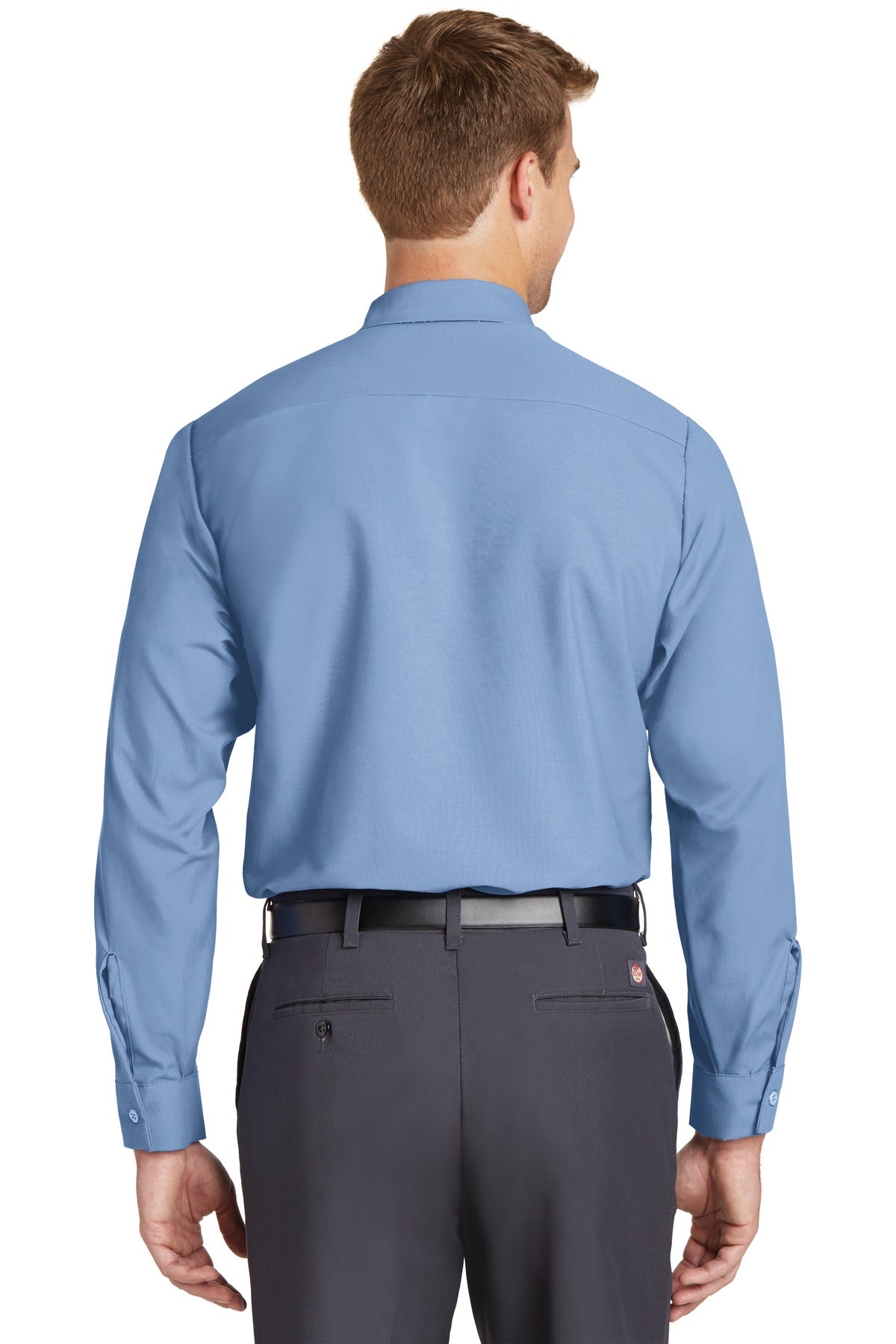 Red Kap Long Size Long Sleeve Industrial Work Shirt SP14LONG Petrol Blue
