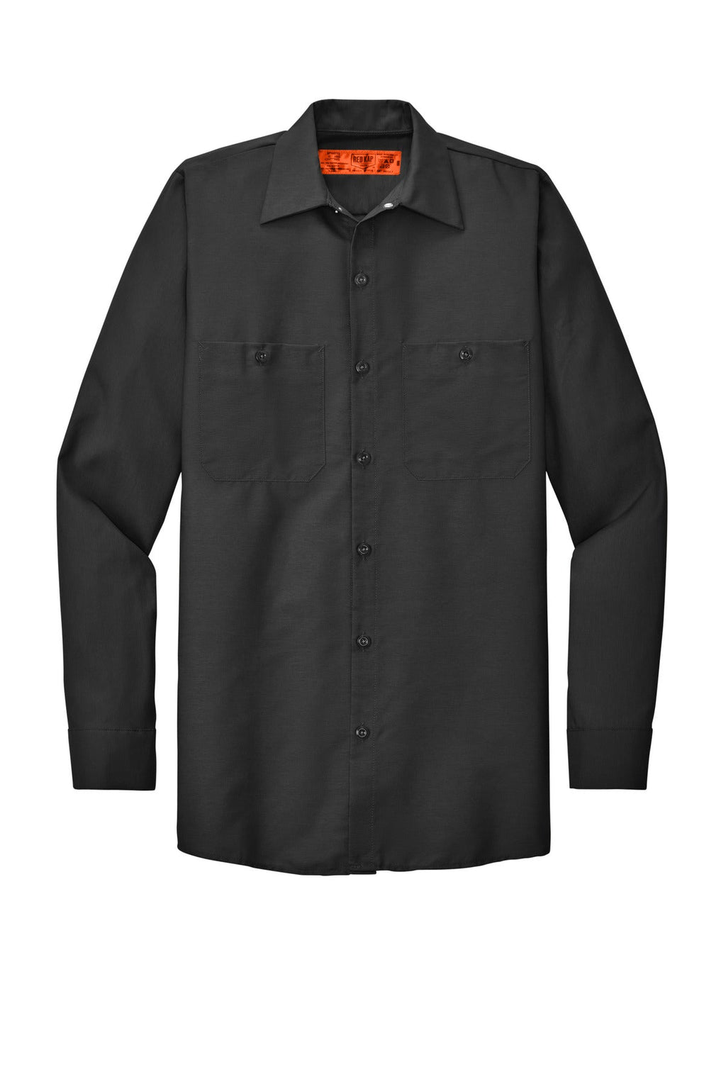 Red Kap Long Sleeve Industrial Work Shirt SP14 Charcoal