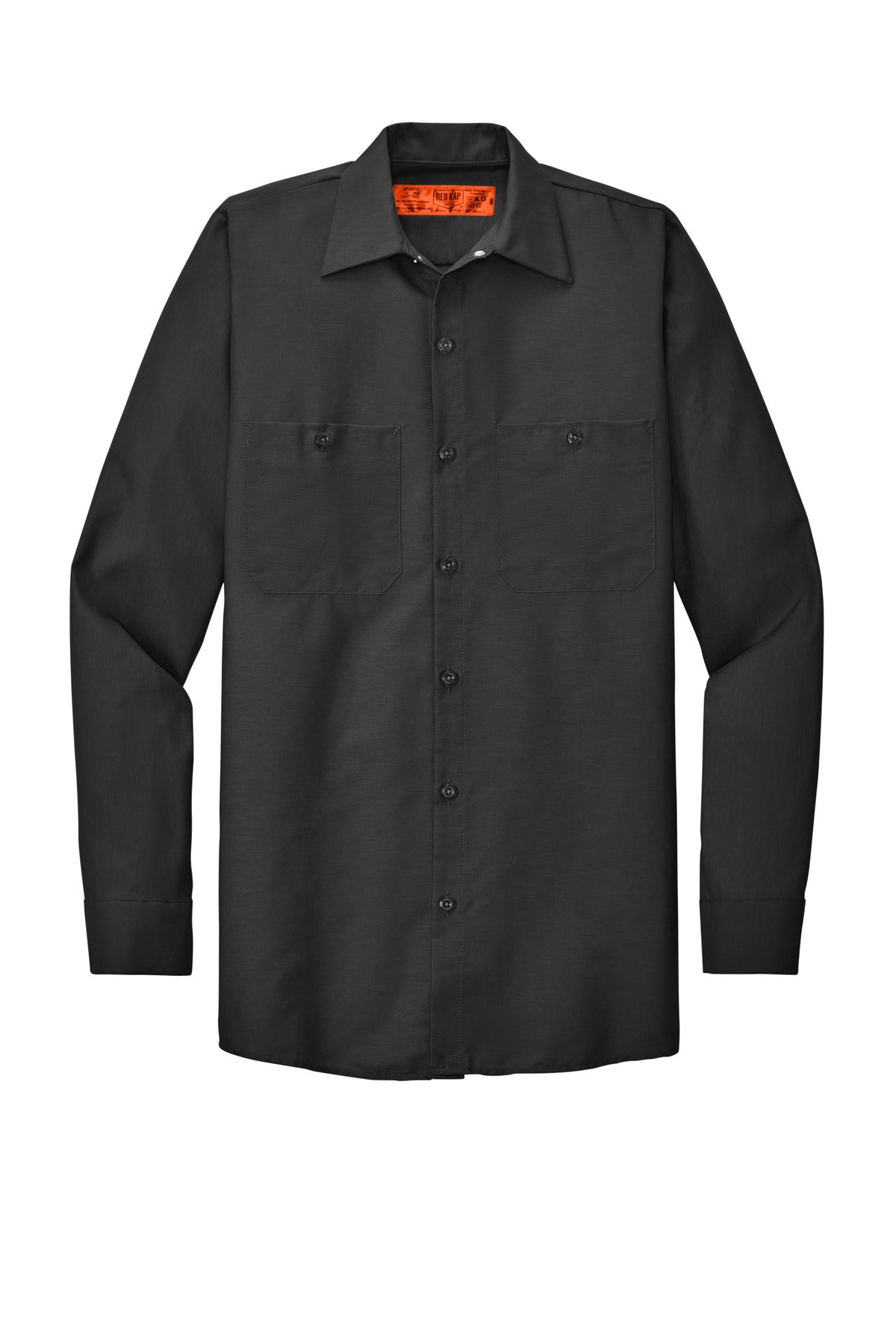 Red Kap Long Sleeve Industrial Work Shirt SP14 Charcoal