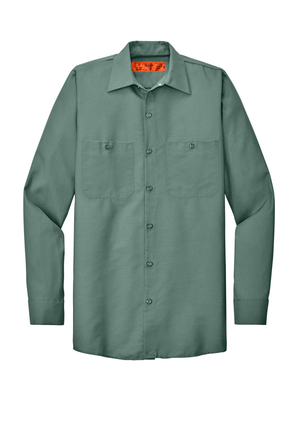 Red Kap Long Sleeve Industrial Work Shirt SP14 Light Green
