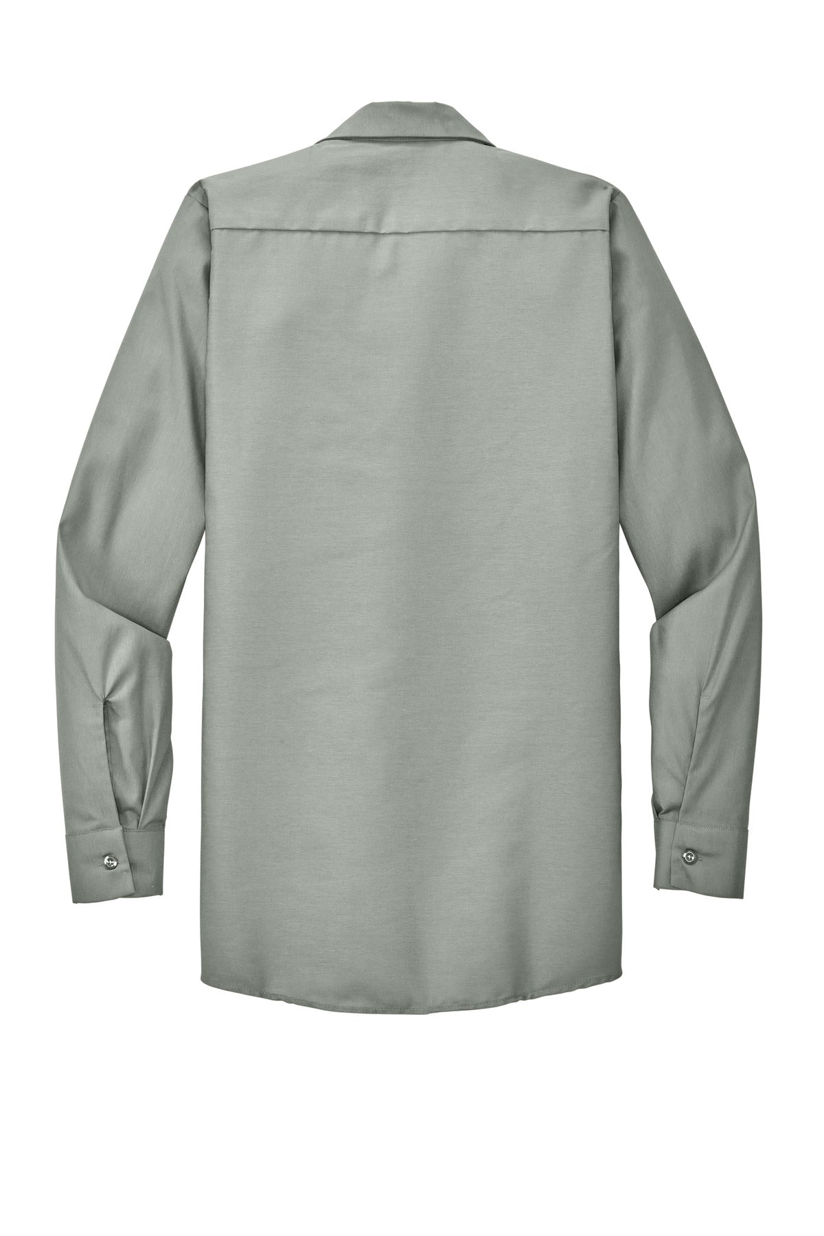 Red Kap Long Sleeve Industrial Work Shirt SP14 Light Grey