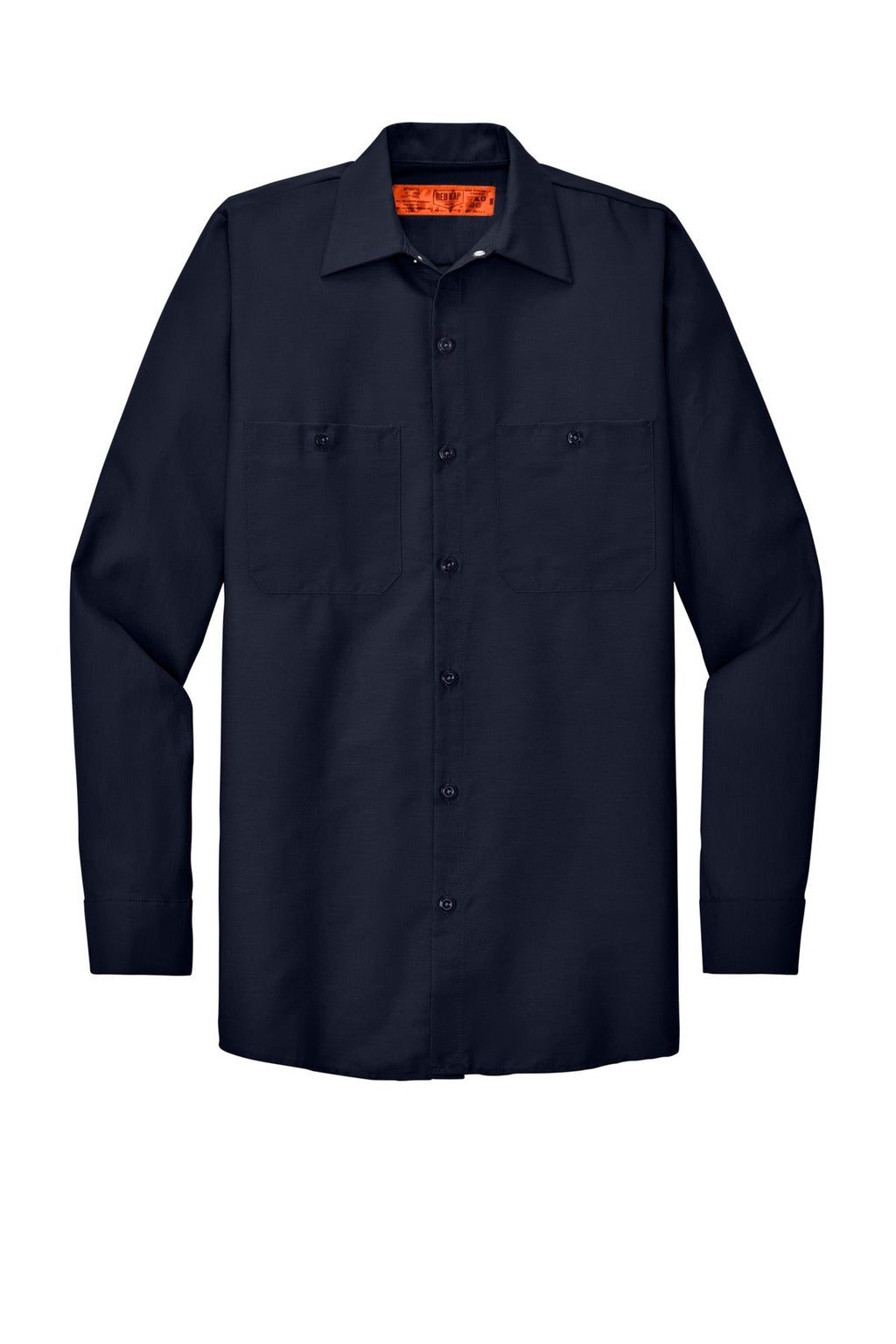 Red Kap Long Sleeve Industrial Work Shirt SP14 Navy