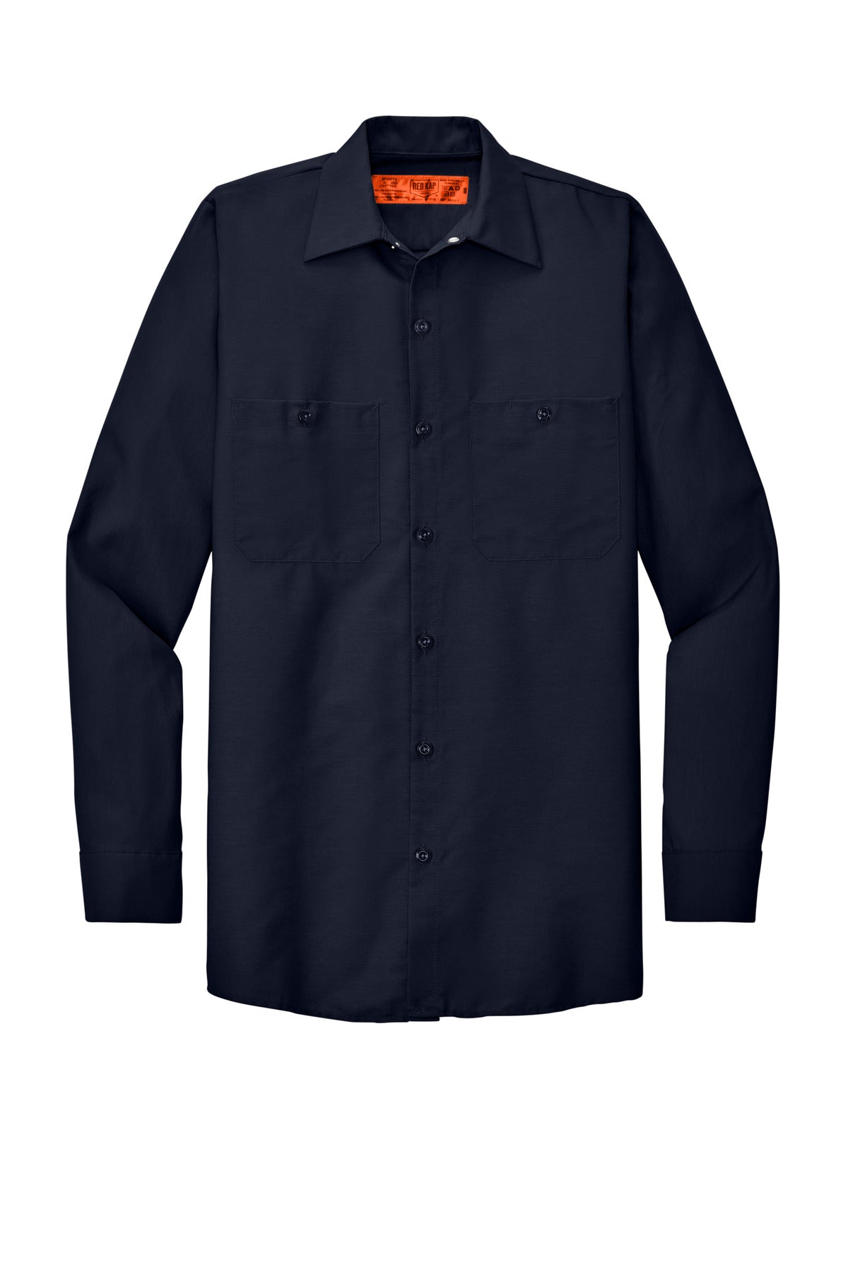 Red Kap Long Sleeve Industrial Work Shirt SP14 Navy