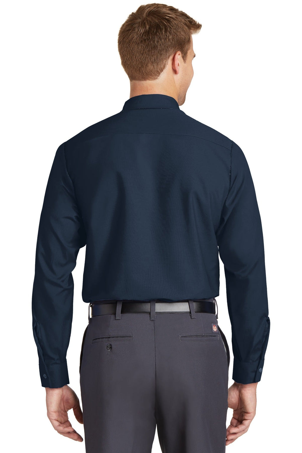 Red Kap Long Sleeve Industrial Work Shirt SP14 Navy