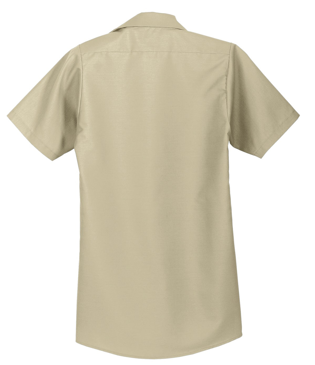 Red Kap Long Size Short Sleeve Industrial Work Shirt SP24LONG Light Tan