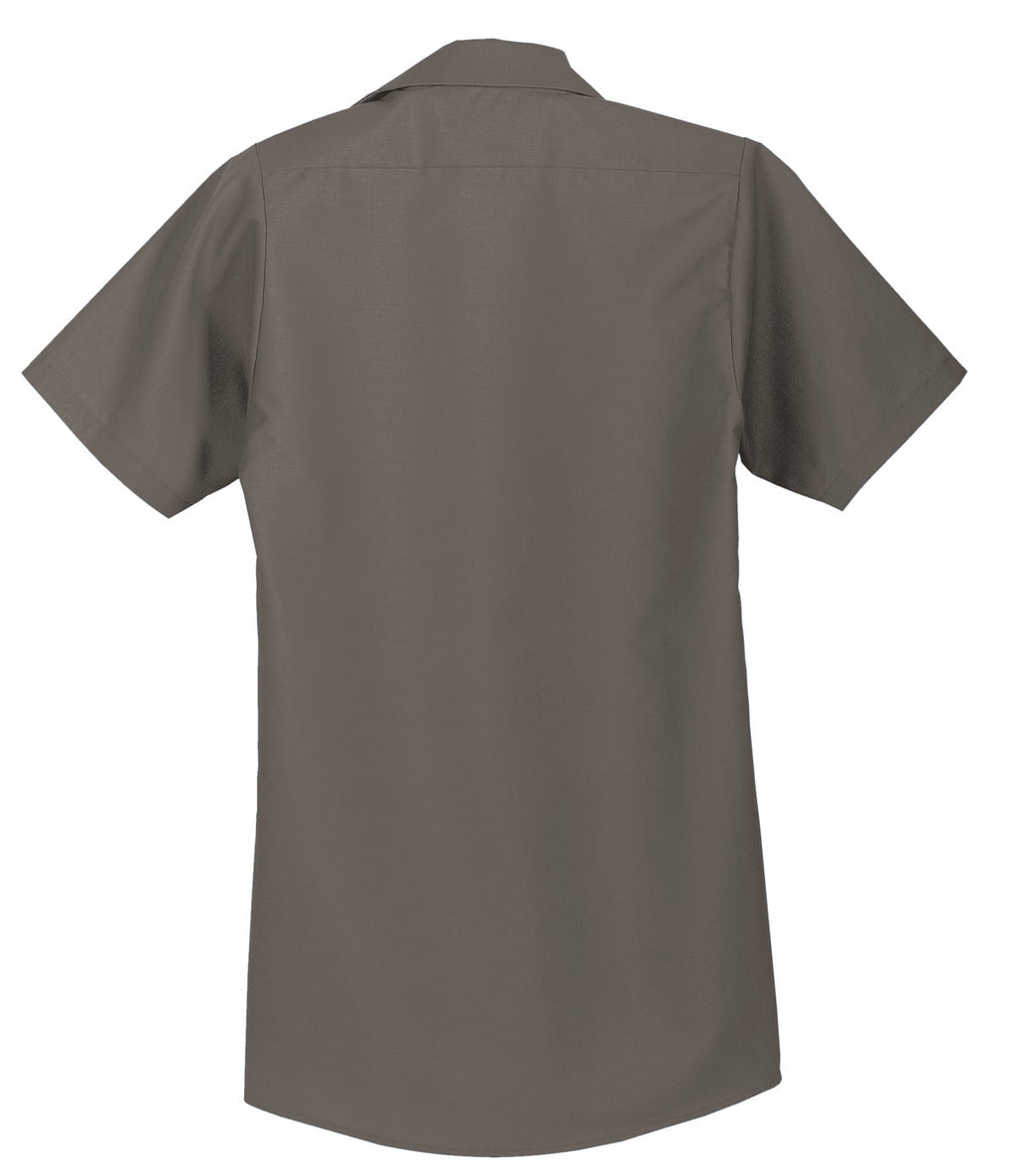 Red Kap Short Sleeve Industrial Work Shirt SP24 Grey
