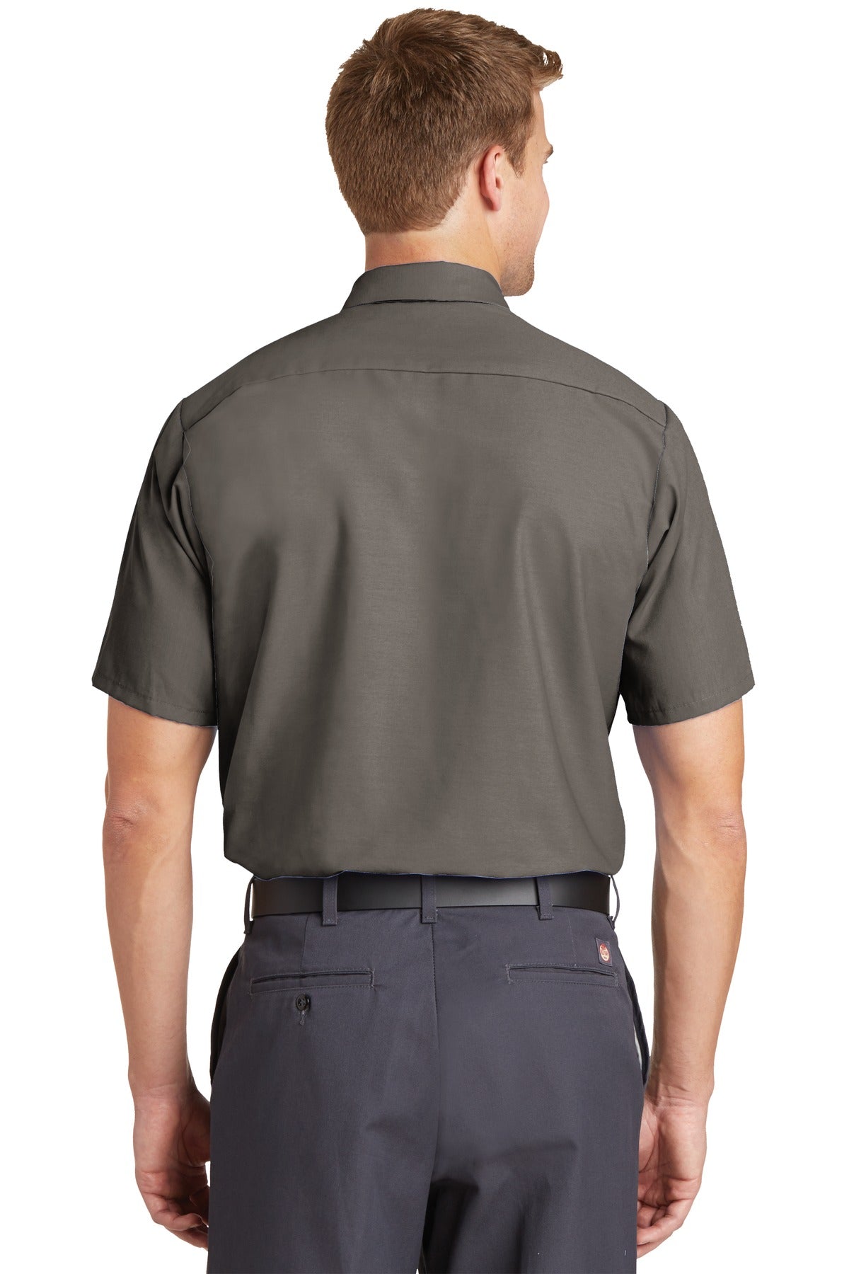 Red Kap Short Sleeve Industrial Work Shirt SP24 Grey