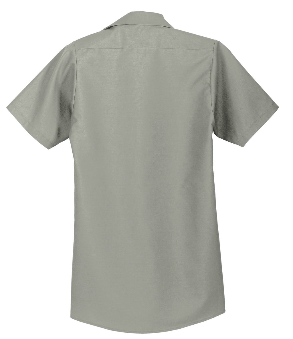 Red Kap Short Sleeve Industrial Work Shirt SP24 Light Grey