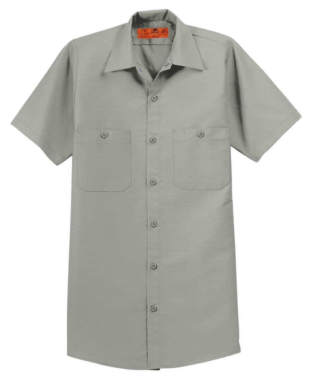 Red Kap Short Sleeve Industrial Work Shirt SP24 Light Grey