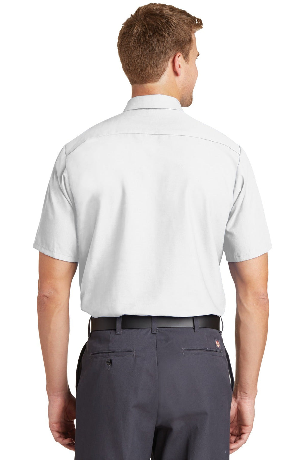 Red Kap Short Sleeve Industrial Work Shirt SP24 White