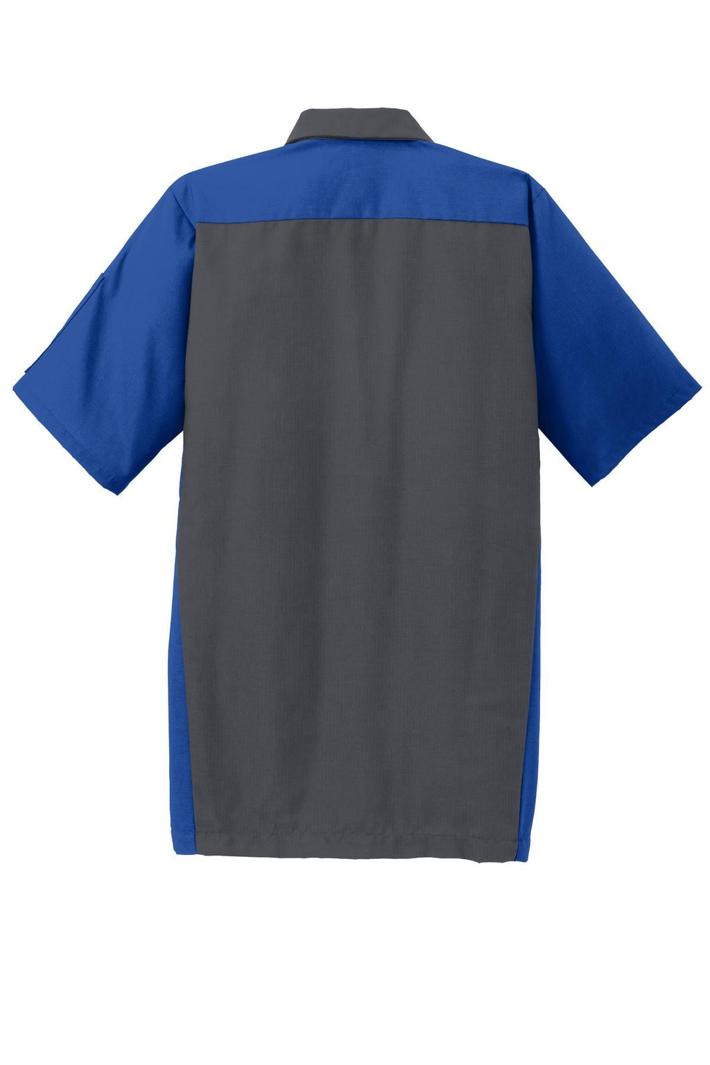Red Kap Short Sleeve Ripstop Crew Shirt SY20 Charcoal/Royal