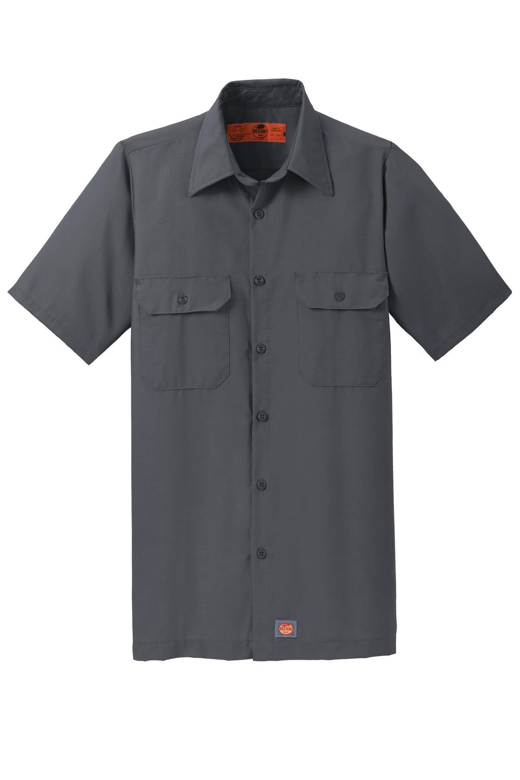 Red Kap Short Sleeve Solid Ripstop Shirt SY60 Charcoal
