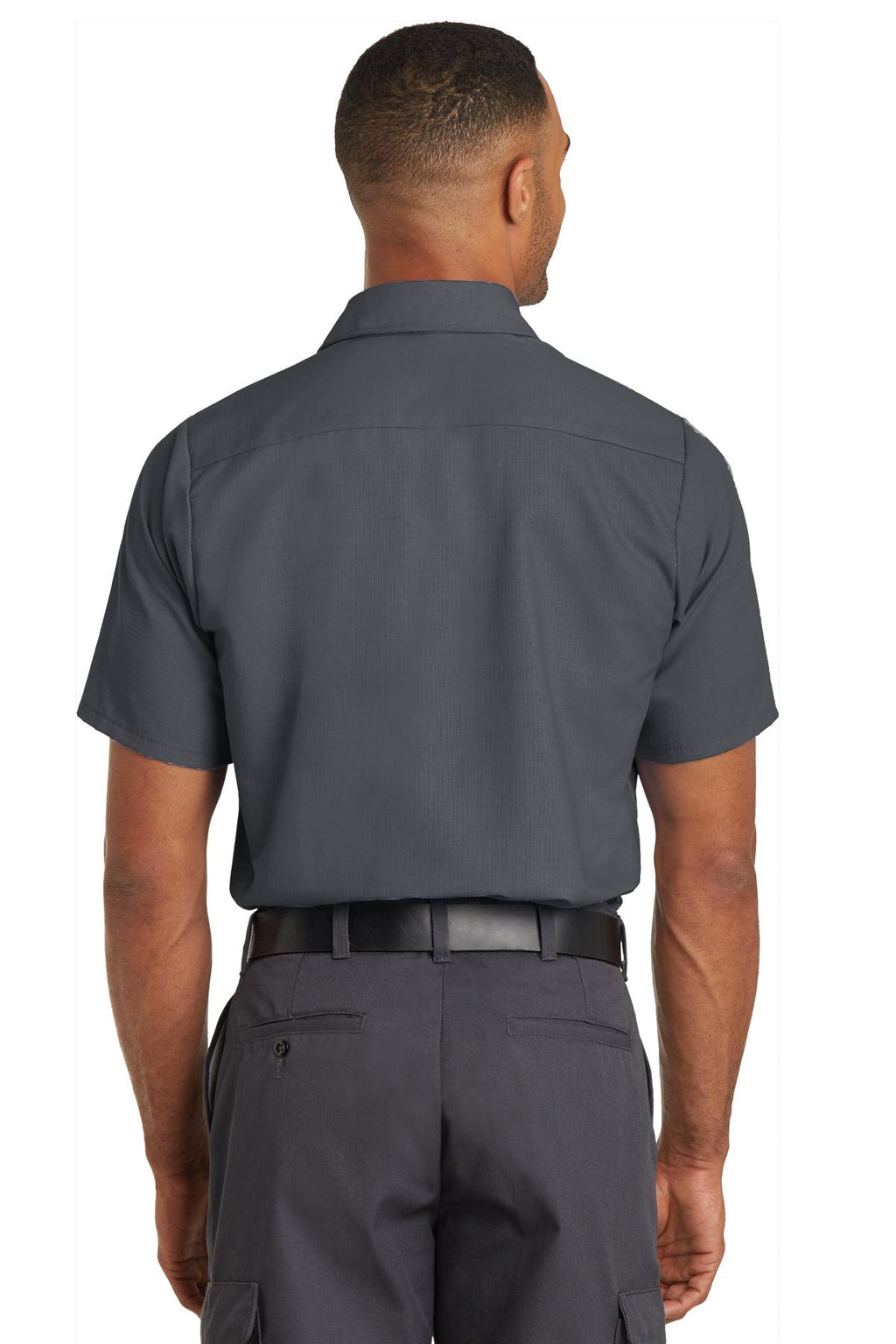Red Kap Short Sleeve Solid Ripstop Shirt SY60 Charcoal
