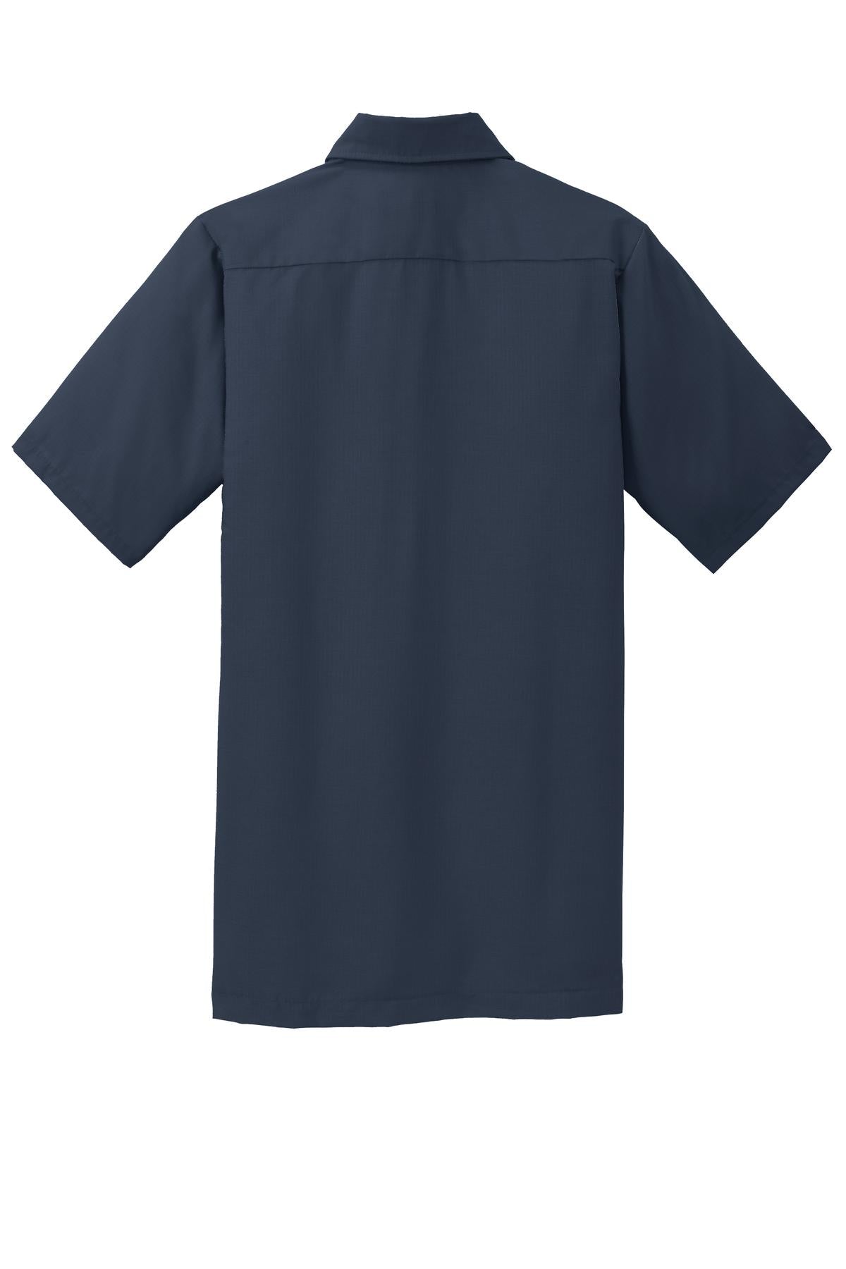 Red Kap Short Sleeve Solid Ripstop Shirt SY60 Navy