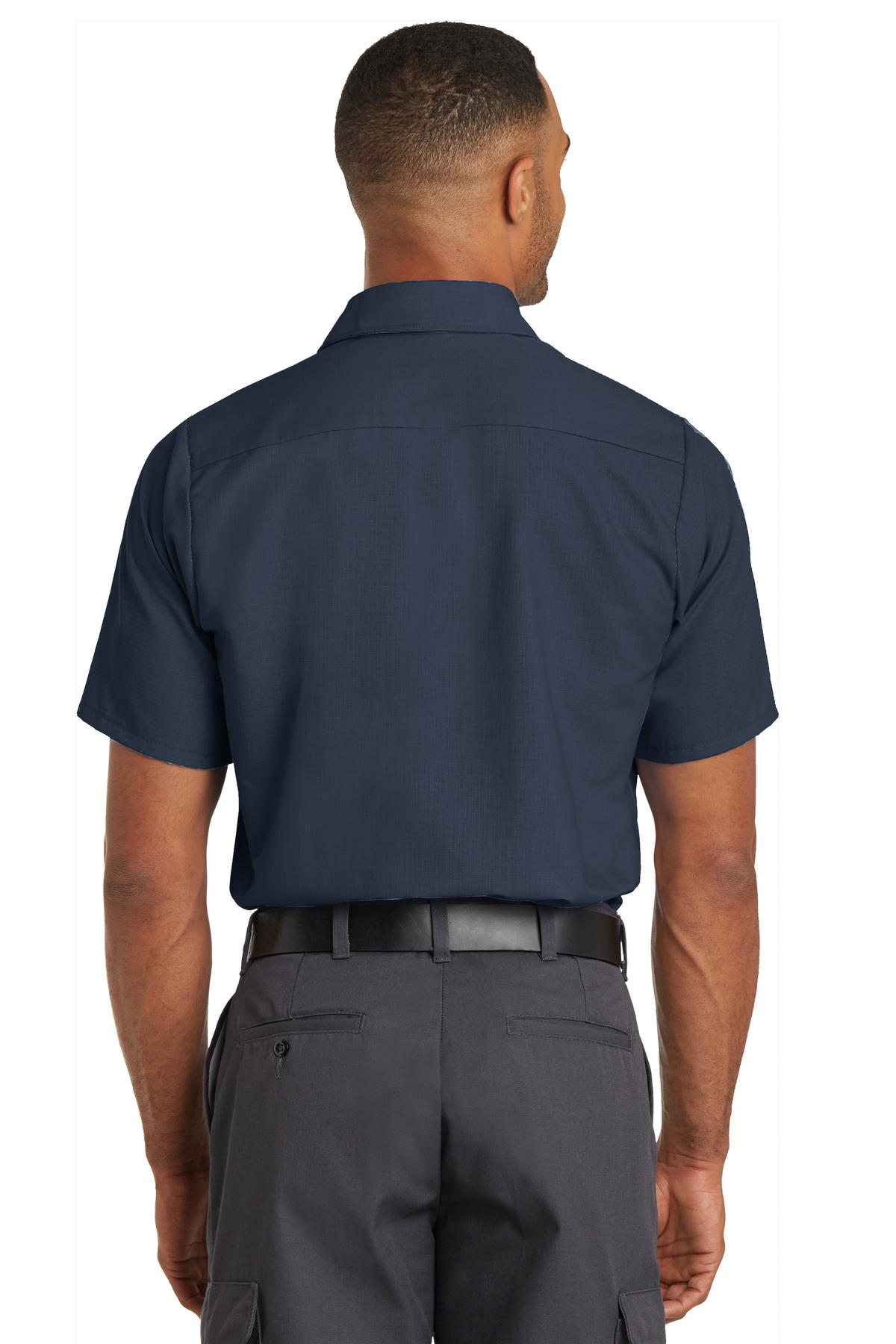 Red Kap Short Sleeve Solid Ripstop Shirt SY60 Navy