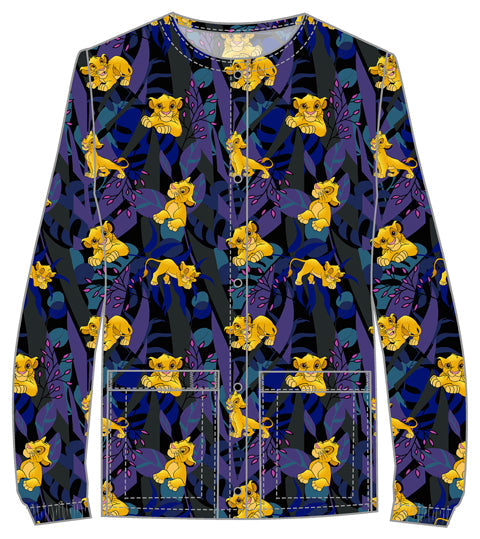 Tooniforms TF323 Print Button Up Jacket Sensational Simba