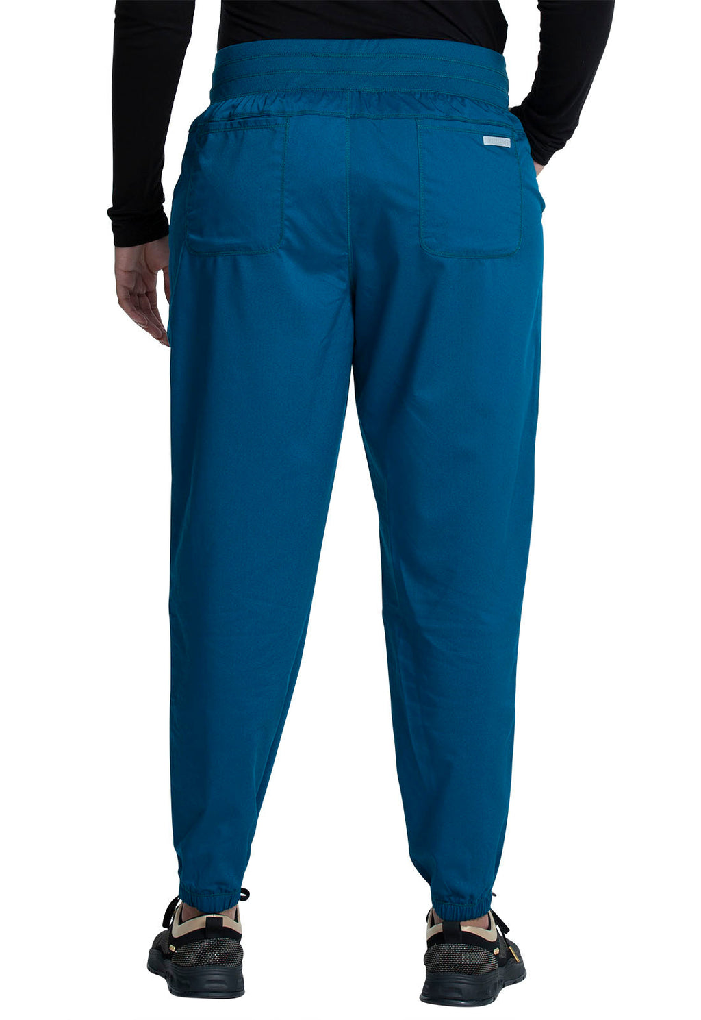 Workwear Revolution WW011 Women's Natural Rise Scrub Joggers Caribbean Blue