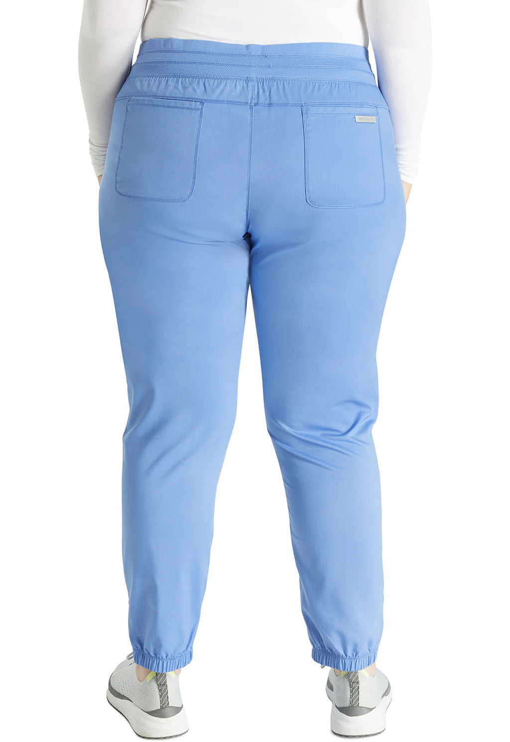 Workwear Revolution WW011 Women's Natural Rise Scrub Joggers Ciel Blue