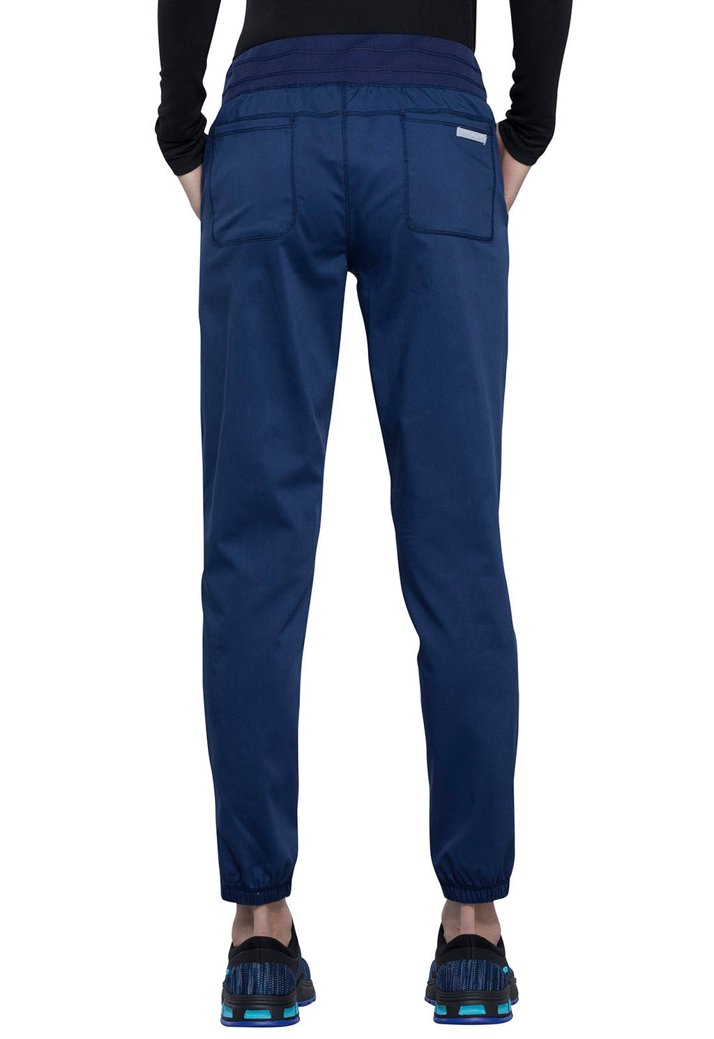 Workwear Revolution WW011 Women's Natural Rise Scrub Joggers Navy