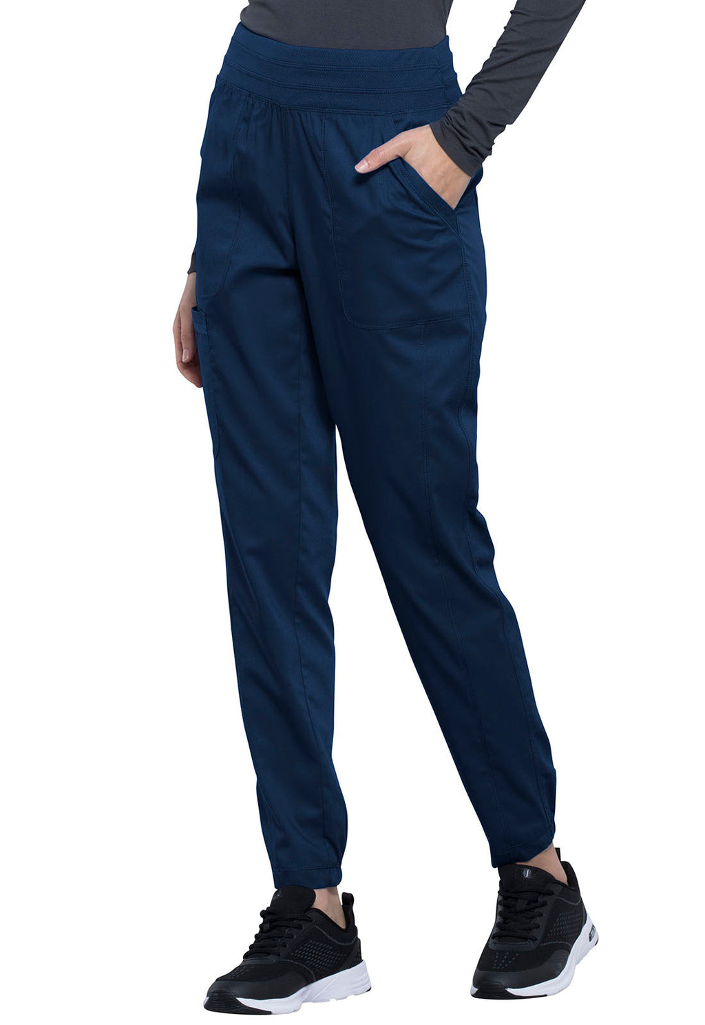 Workwear Revolution WW011 Women's Natural Rise Scrub Joggers Navy