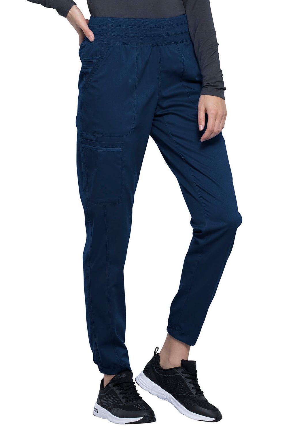 Workwear Revolution WW011 Women's Natural Rise Scrub Joggers Navy