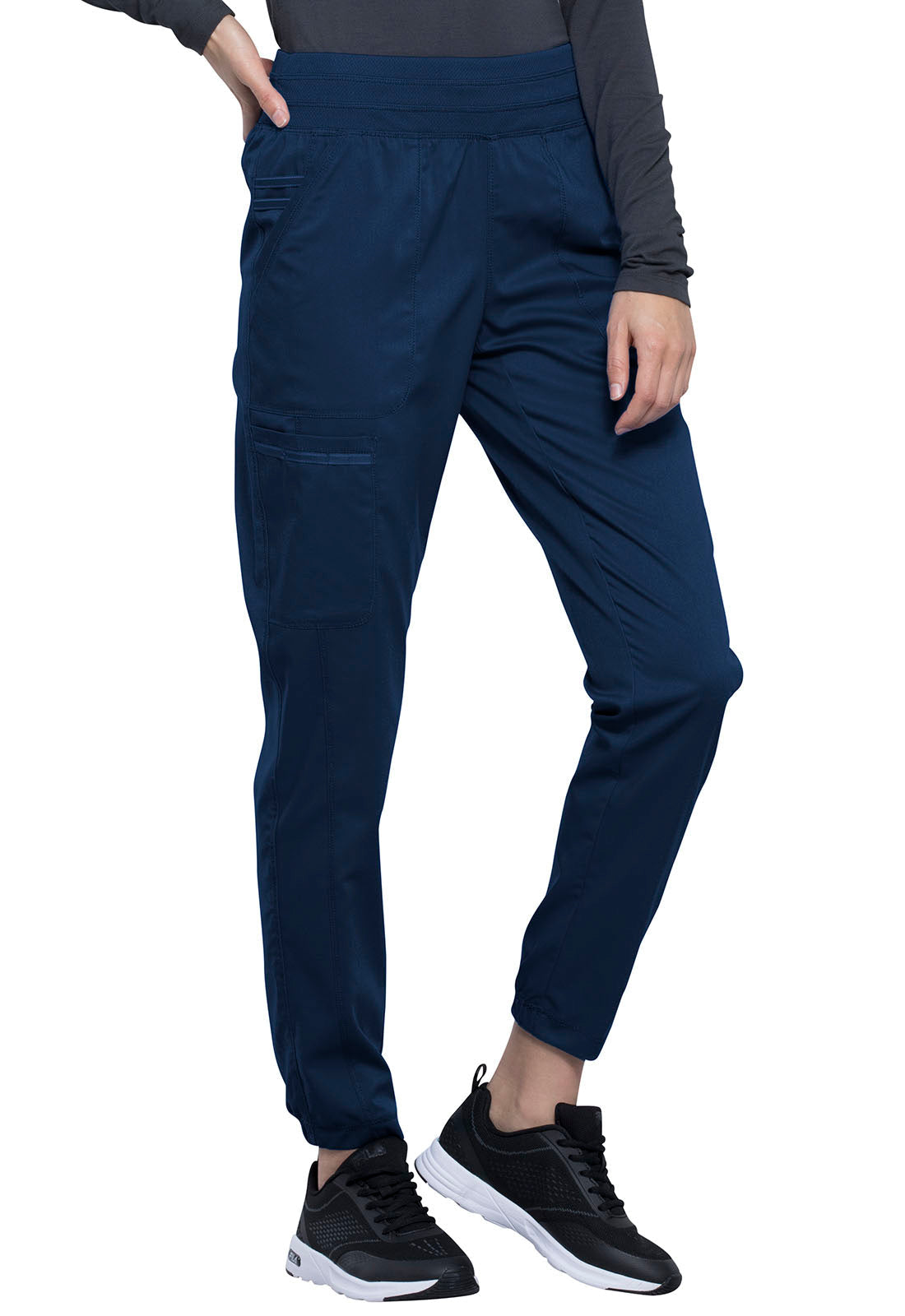 Workwear Revolution WW011 Women's Natural Rise Scrub Joggers Navy