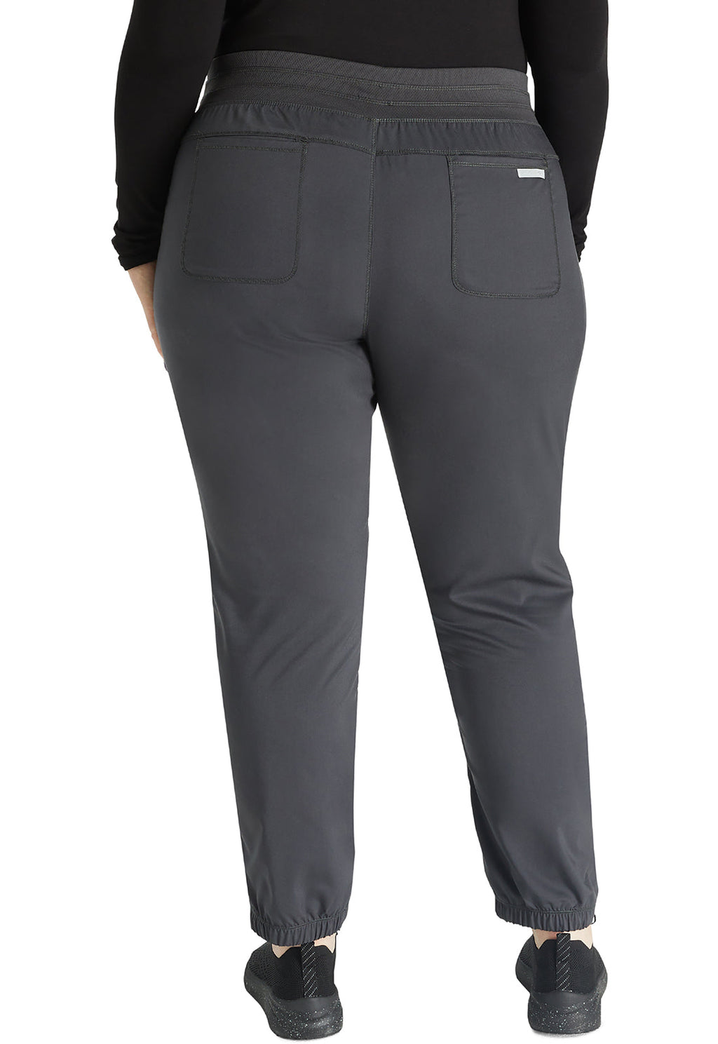 Workwear Revolution WW011 Women's Natural Rise Scrub Joggers Pewter
