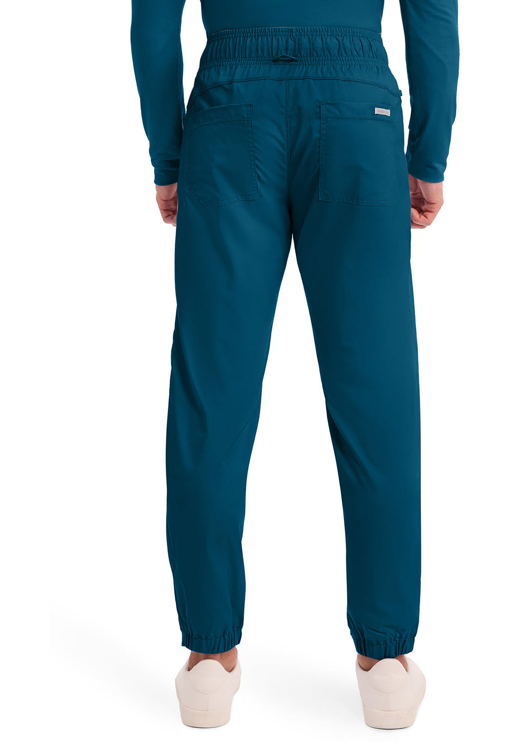 Workwear Revolution WW012 Men's Natural Rise Scrub Joggers Caribbean Blue