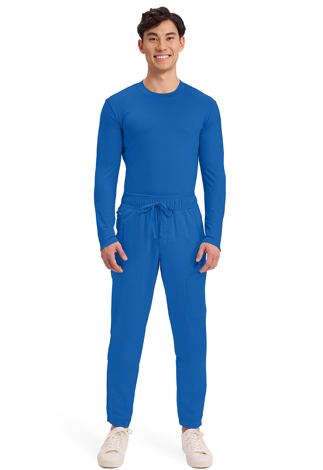 Workwear Revolution WW012 Men's Natural Rise Scrub Joggers Royal