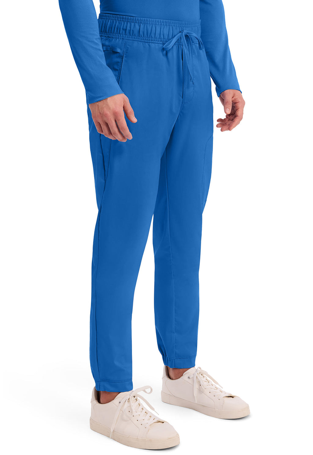 Workwear Revolution WW012 Men's Natural Rise Scrub Joggers Royal