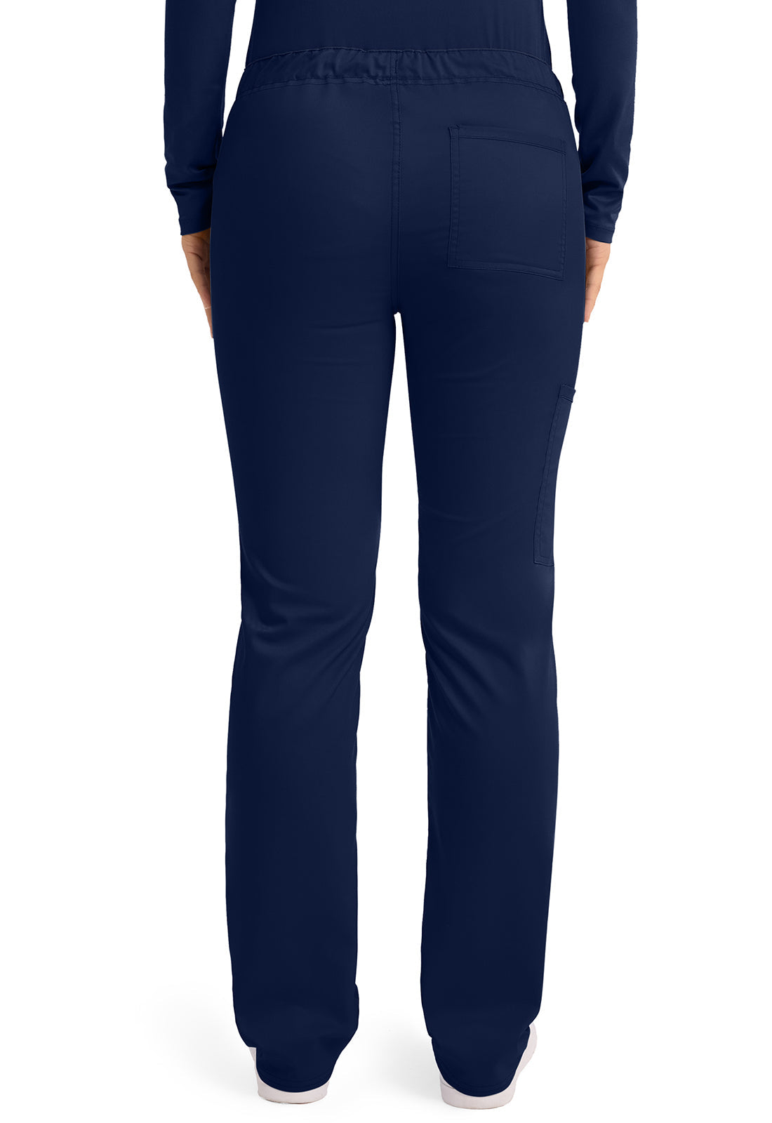 Workwear Revolution WW020 Unisex Unisex Tapered Leg Drawstring Scrub Pants Navy