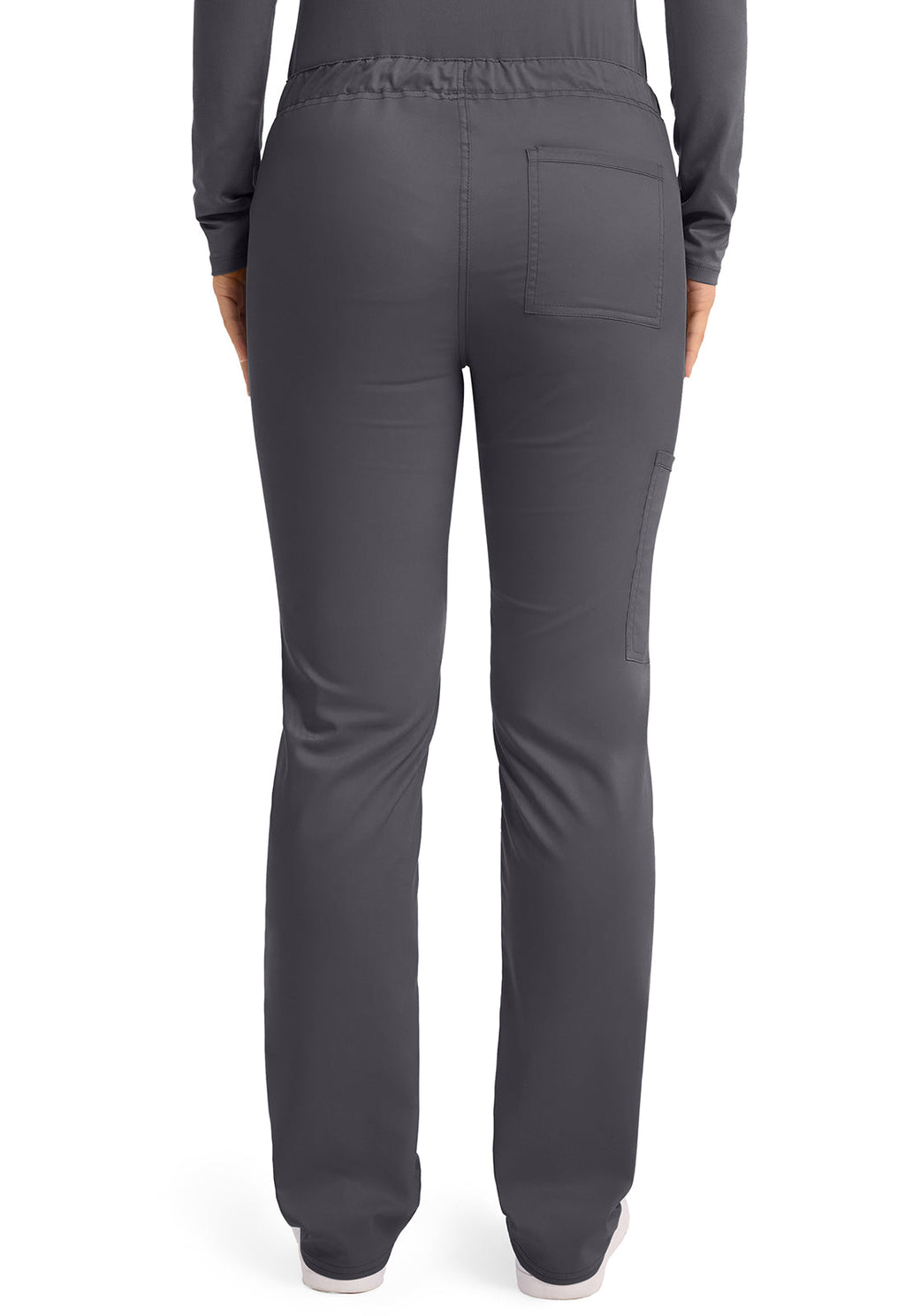 Workwear Revolution WW020 Unisex Unisex Tapered Leg Drawstring Scrub Pants Pewter