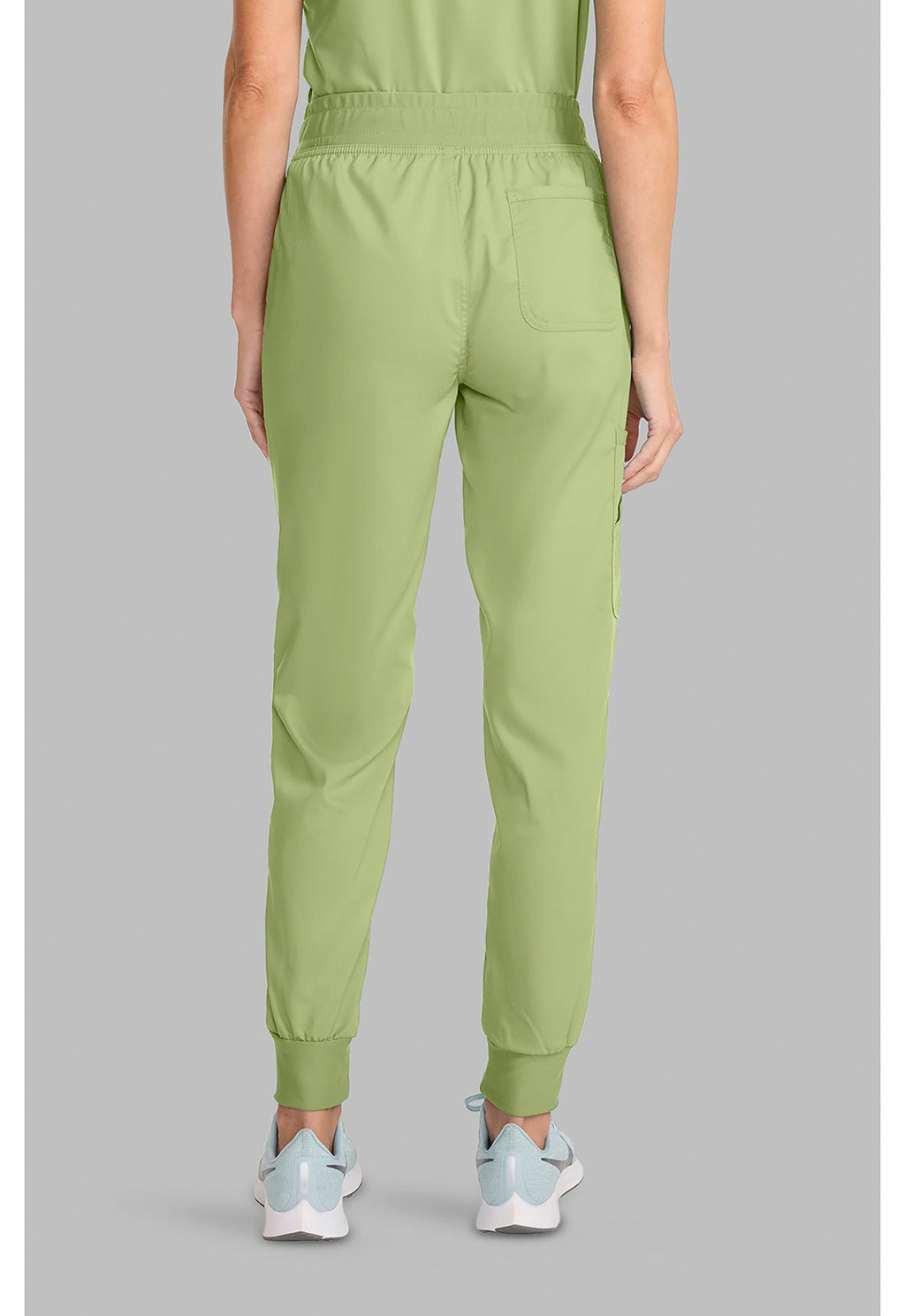 Workwear Revolution WW115 Women's Mid Rise Scrub Joggers Cucumber