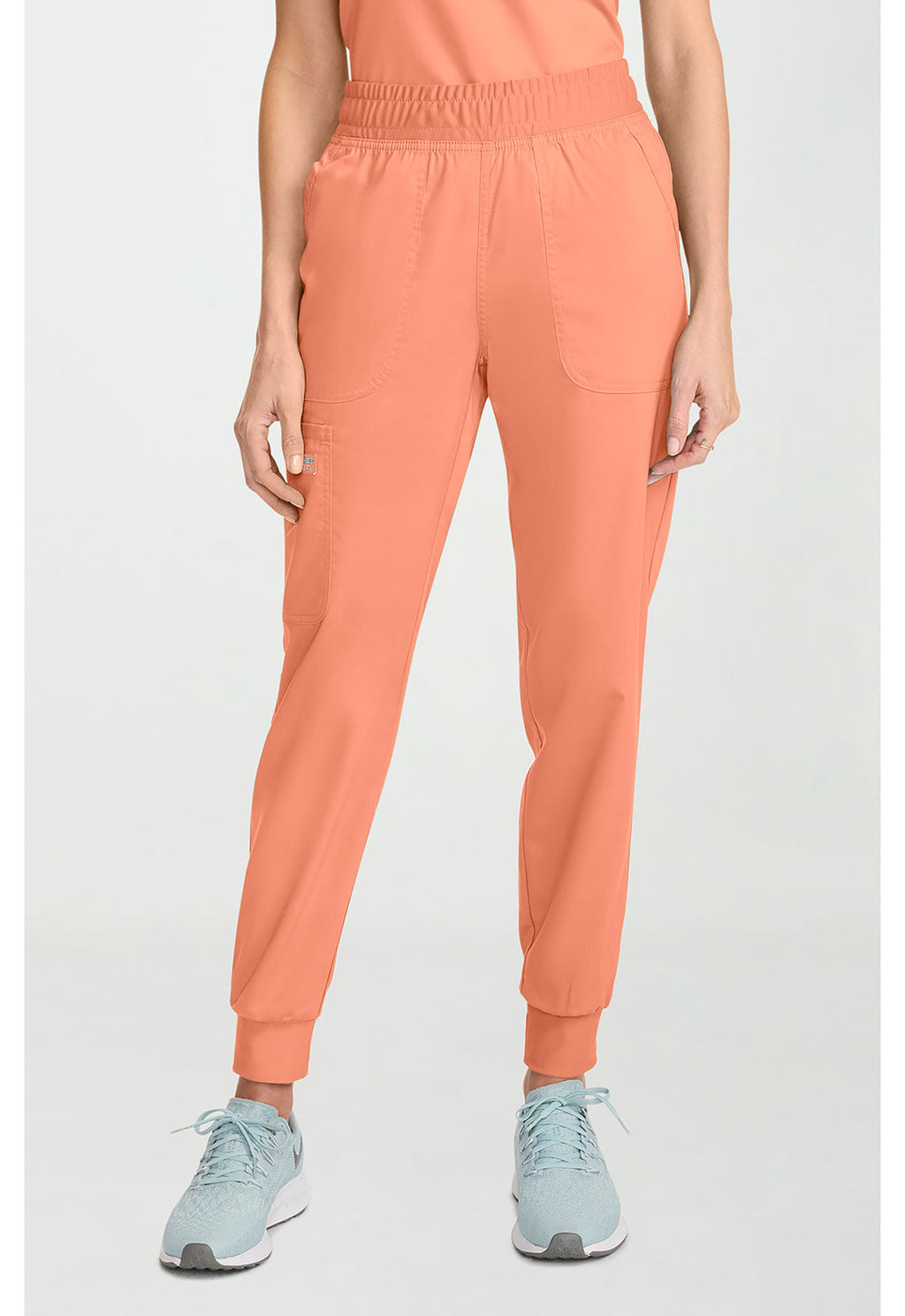 Workwear Revolution WW115 Women's Mid Rise Scrub Joggers Papaya Juice