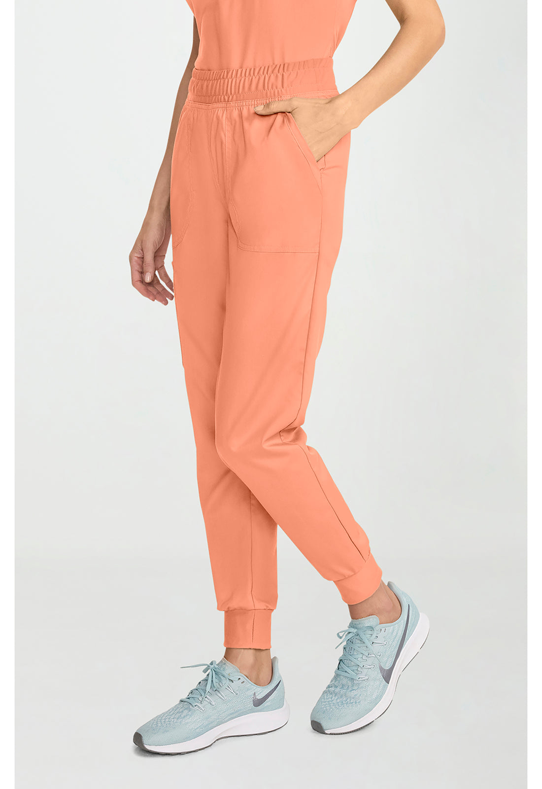 Workwear Revolution WW115 Women's Mid Rise Scrub Joggers Papaya Juice