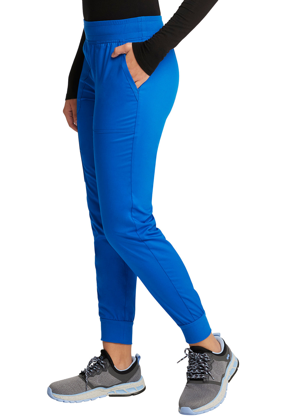 Workwear Revolution WW115 Women's Mid Rise Scrub Joggers Royal