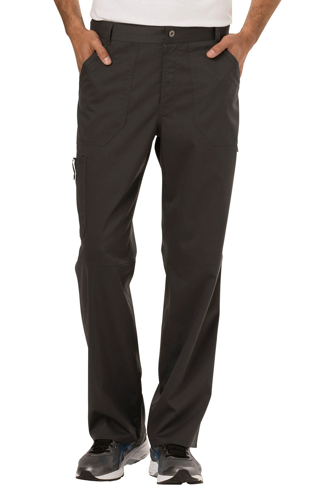 Workwear Revolution WW140 Men's Fly Front Scrub Pants Pewter